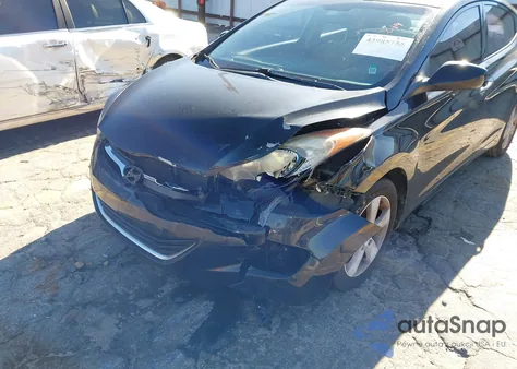 2013 Hyundai Elantra Gls из США, поврежденный, VIN KMHDH4AEXDU708259